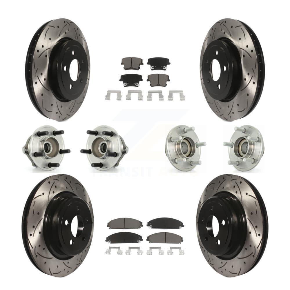 Transit Auto - KBB-119852 - Front and Rear Wheel Bearing and Hub Assembly Kits image 1