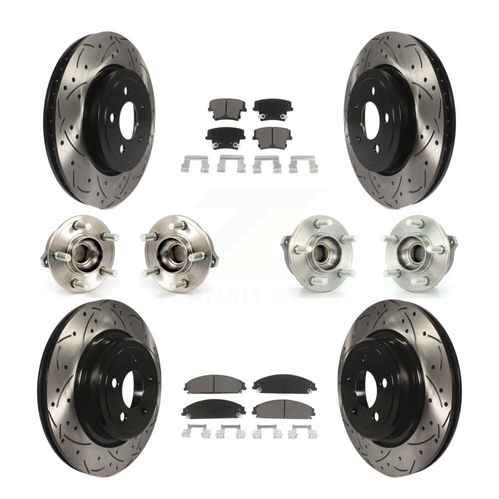 Transit Auto - KBB-119854 - Front and Rear Wheel Bearing and Hub Assembly Kits image 1