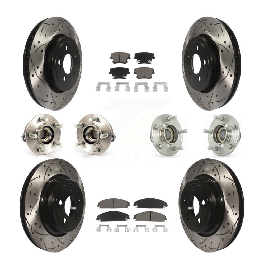 Transit Auto - KBB-119858 - Front and Rear Wheel Bearing and Hub Assembly Kits image 1