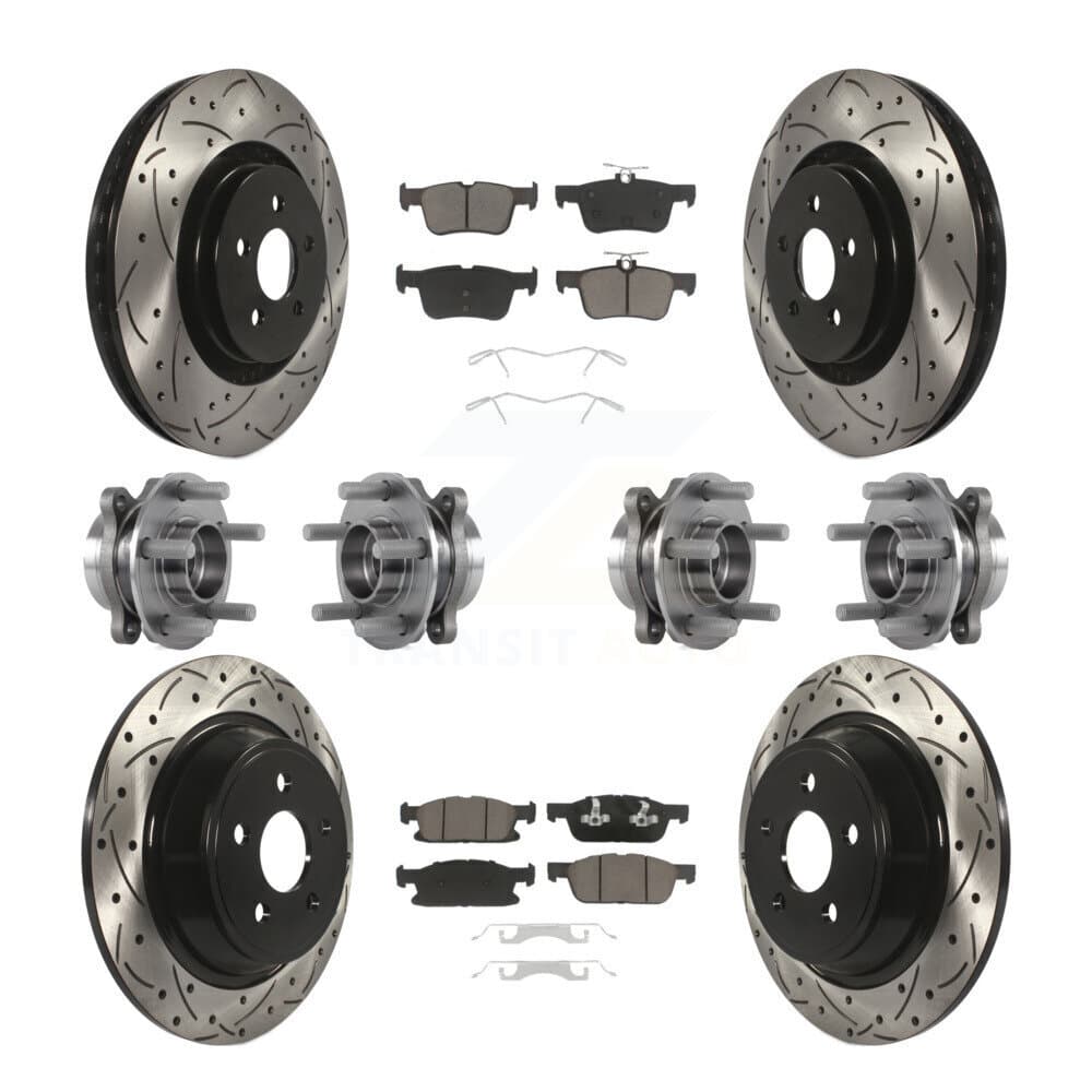 Transit Auto - KBB-119869 - Front and Rear Wheel Bearing and Hub Assembly Kits image 1