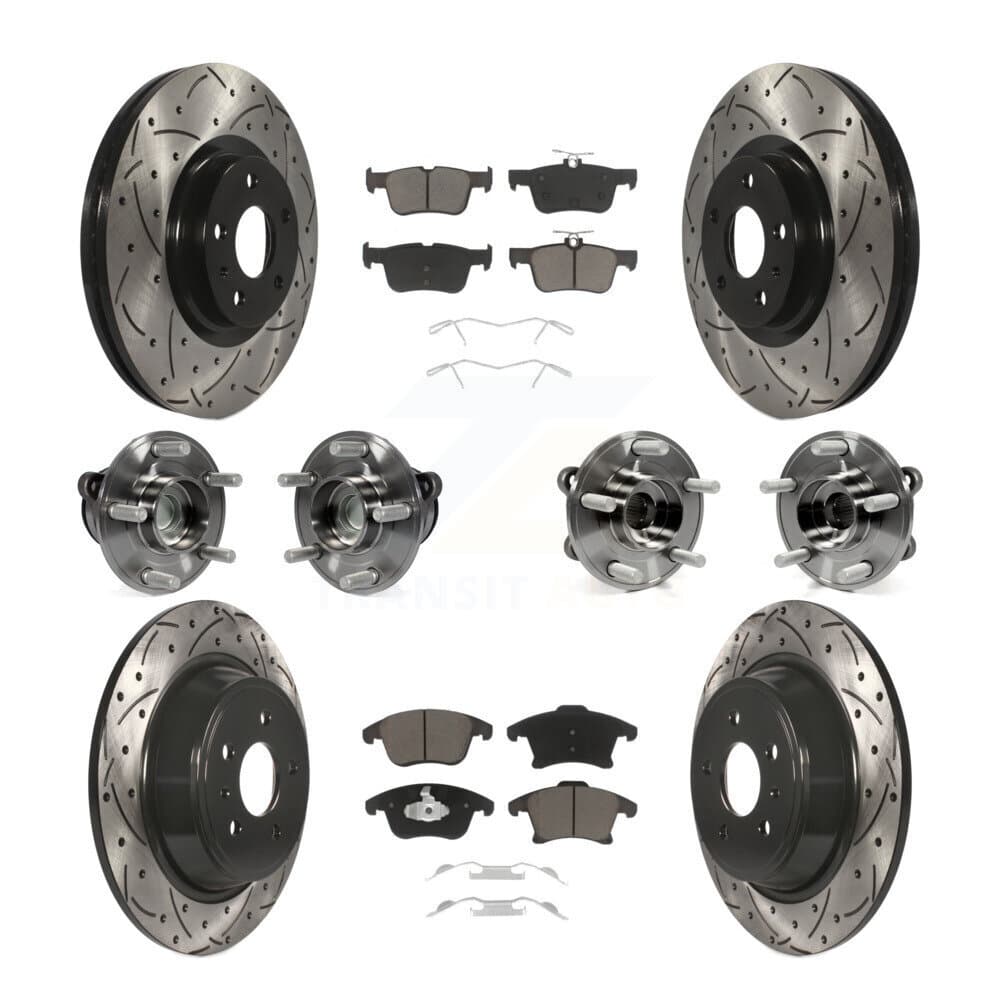 Transit Auto - KBB-119876 - Front and Rear Wheel Bearing and Hub Assembly Kits image 1