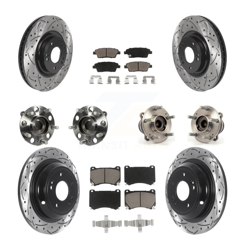 Transit Auto - KBB-119896 - Front and Rear Wheel Bearing and Hub Assembly Kits image 1