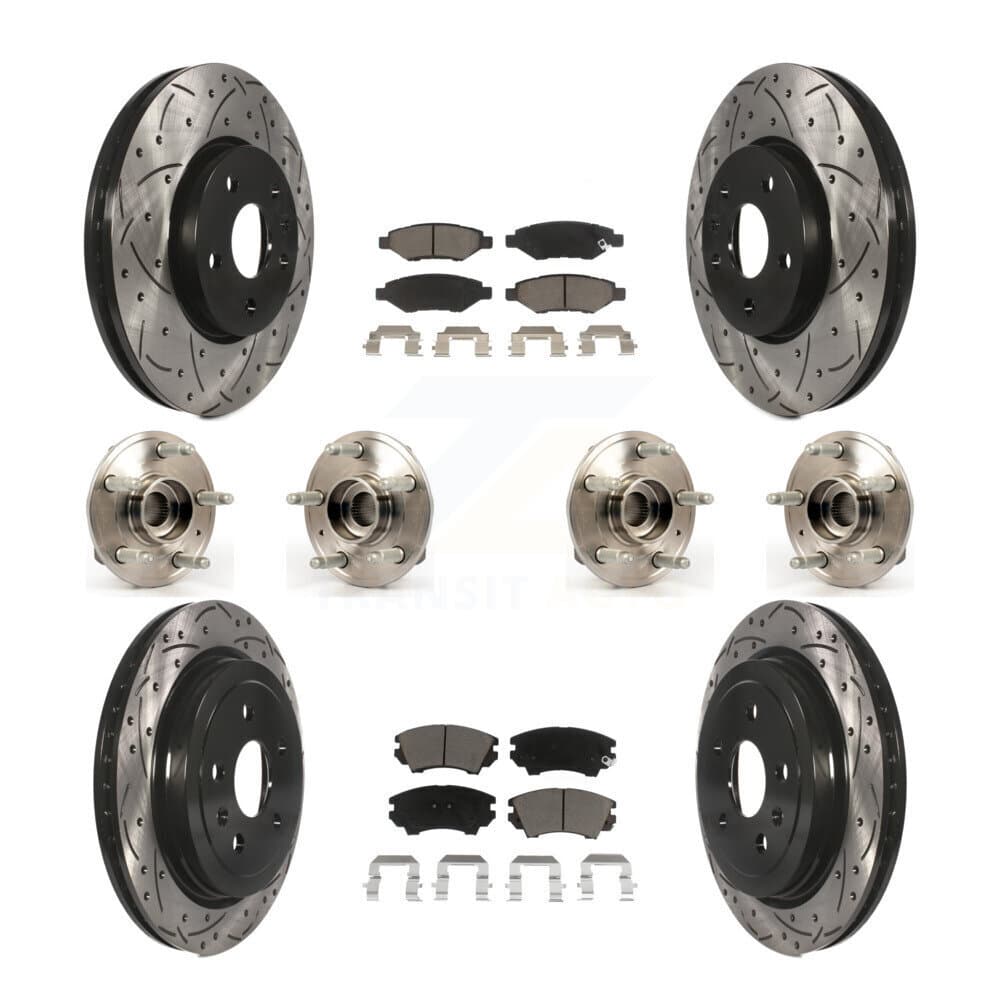 Transit Auto - KBB-119905 - Front and Rear Wheel Bearing and Hub Assembly Kits image 1