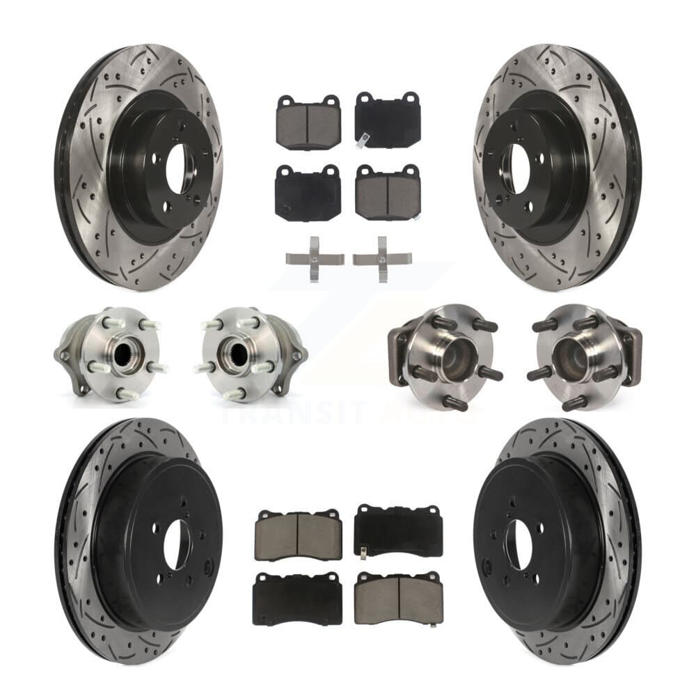 Transit Auto - KBB-119921 - Front and Rear Wheel Bearing and Hub Assembly Kits image 1