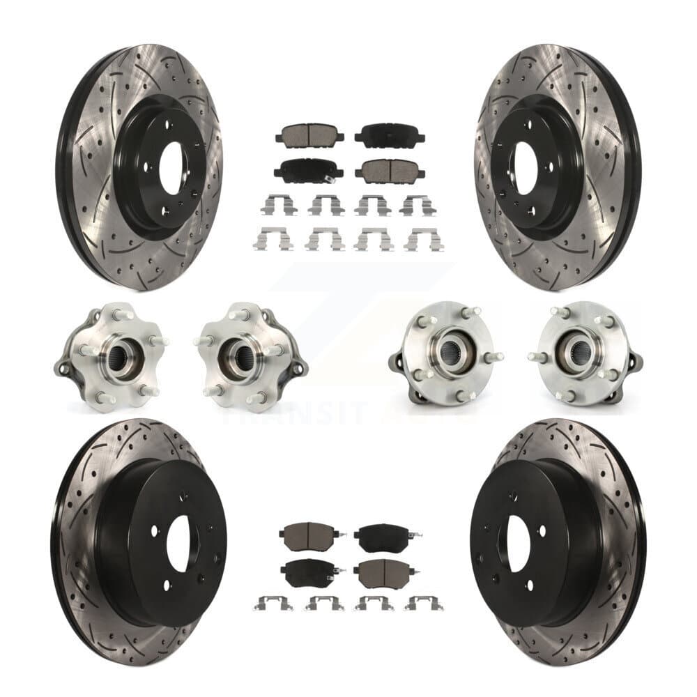Transit Auto - KBB-120081 - Front and Rear Wheel Bearing and Hub Assembly Kits image 1