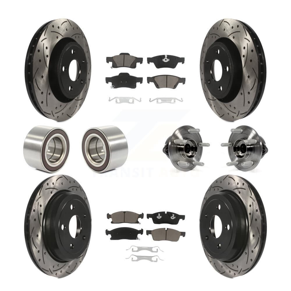 Transit Auto - KBB-120468 - Front and Rear Wheel Bearing and Hub Assembly Kits image 1