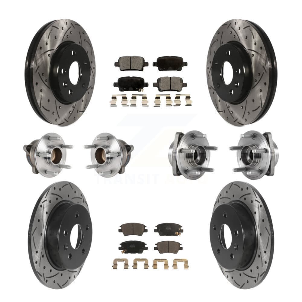Transit Auto - KBB-123729 - Front and Rear Wheel Bearing and Hub Assembly Kits image 1