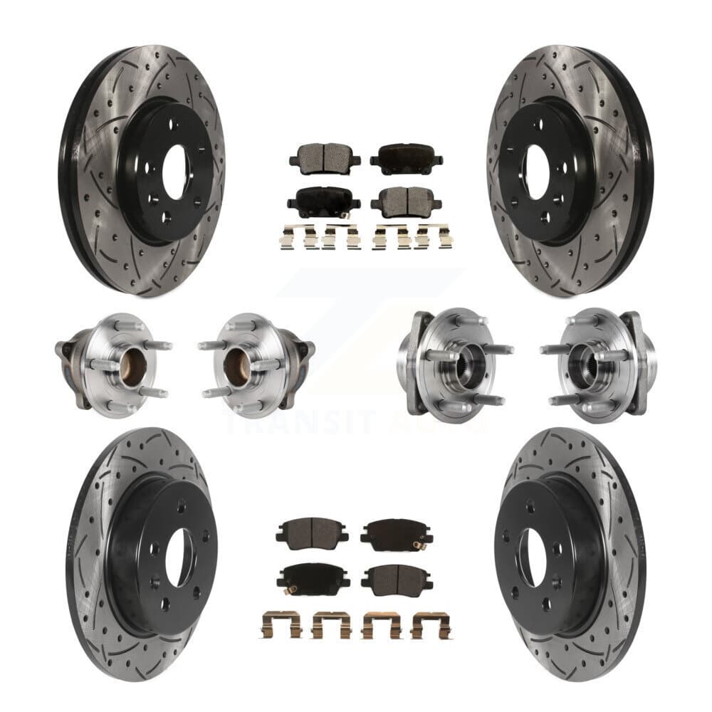 Transit Auto - KBB-123803 - Front and Rear Wheel Bearing and Hub Assembly Kits image 1