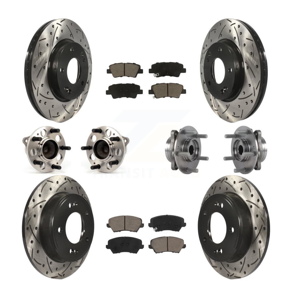 Transit Auto - KBB-125498 - Front and Rear Wheel Bearing and Hub Assembly Kits image 1