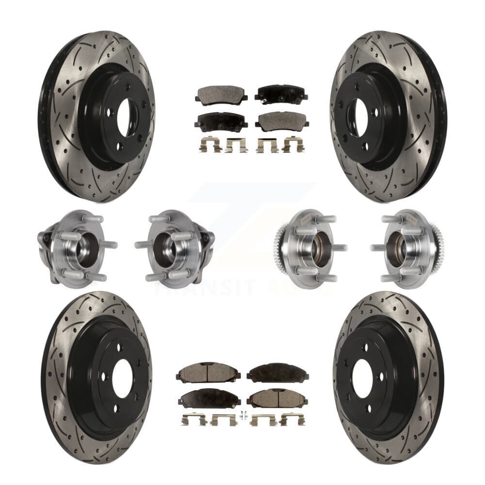 Transit Auto - KBB-125535 - Front and Rear Wheel Bearing and Hub Assembly Kits image 1
