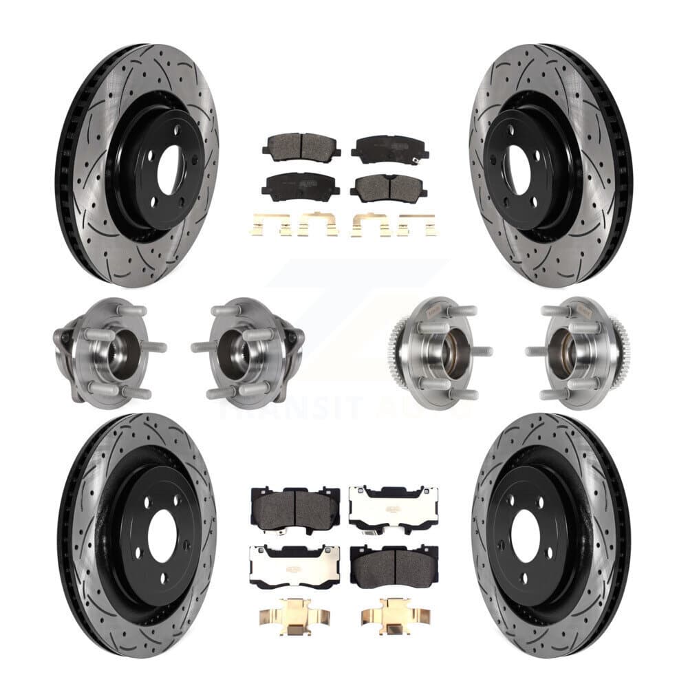 Transit Auto - KBB-125537 - Front and Rear Wheel Bearing and Hub Assembly Kits image 1
