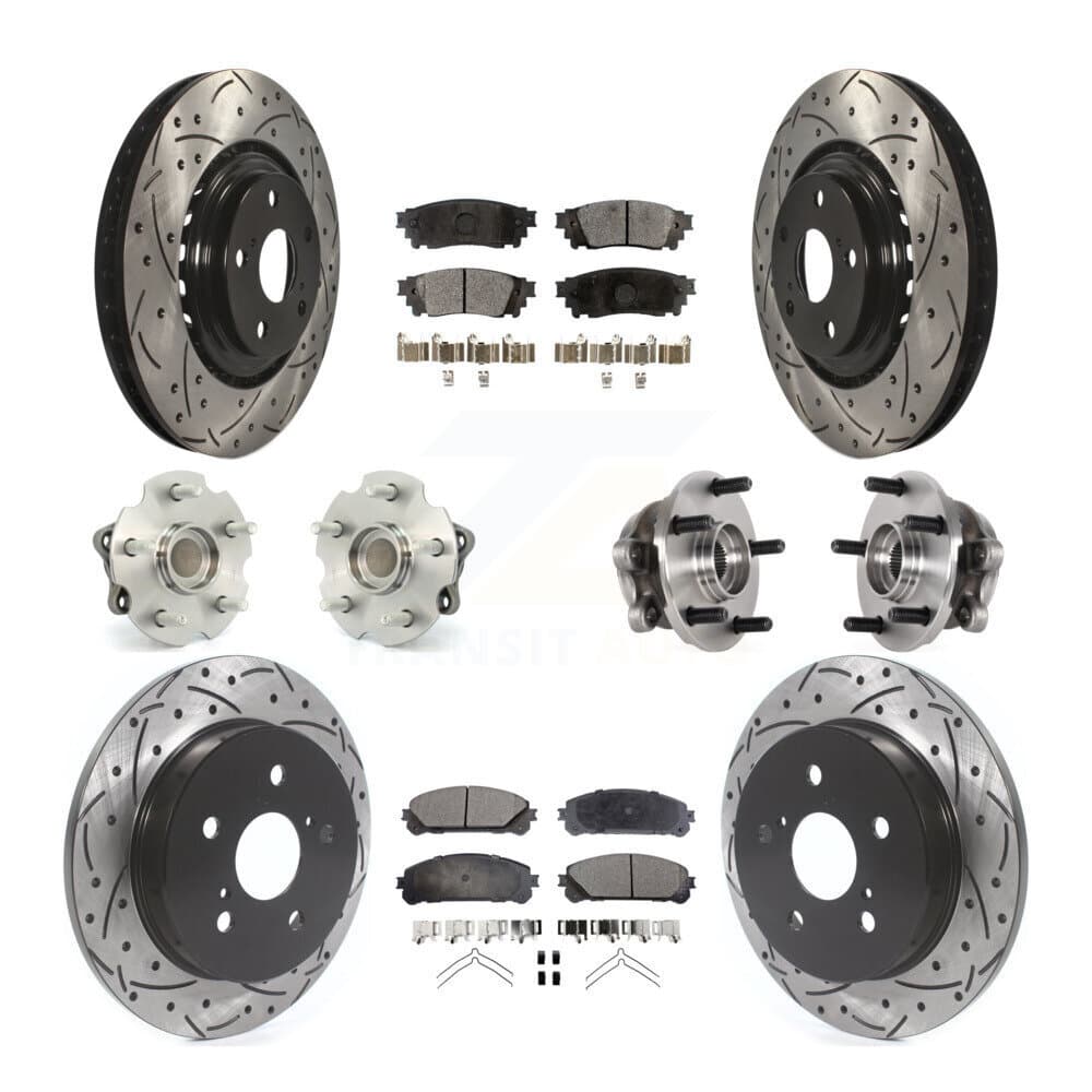 Transit Auto - KBB-125542 - Front and Rear Wheel Bearing and Hub Assembly Kits image 1