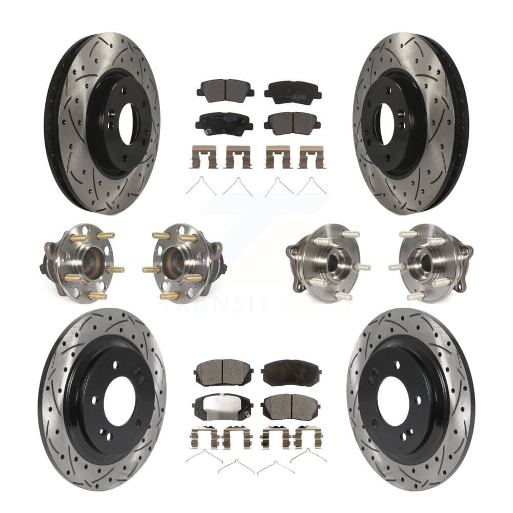 Transit Auto - KBB-127017 - Front and Rear Wheel Bearing and Hub Assembly Kits image 1