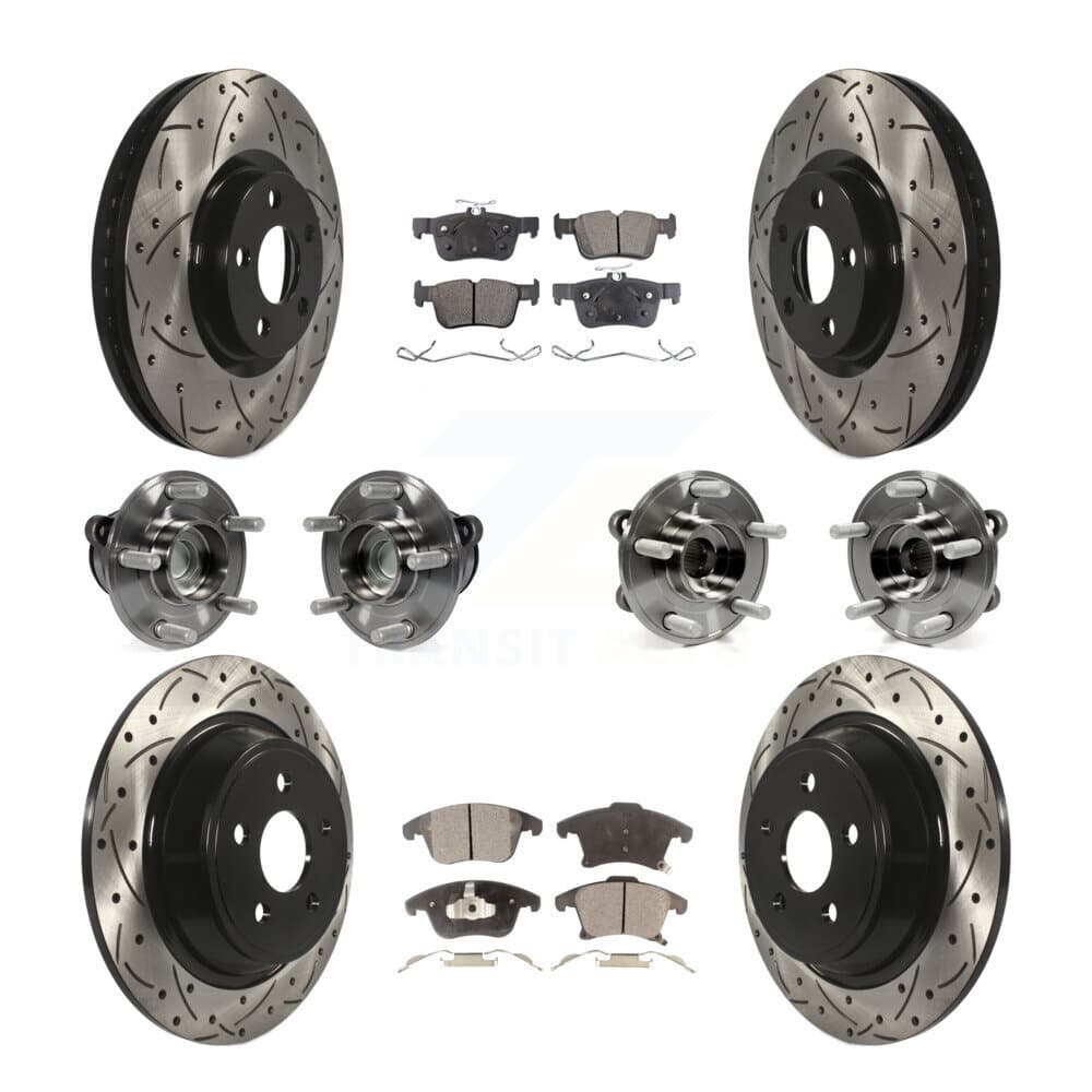 Transit Auto - KBB-127025 - Front and Rear Wheel Bearing and Hub Assembly Kits image 1