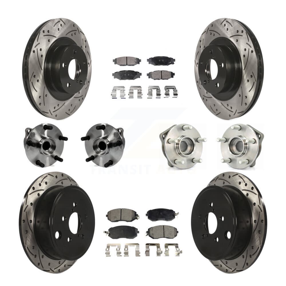 Transit Auto - KBB-127027 - Front and Rear Wheel Bearing and Hub Assembly Kits image 1
