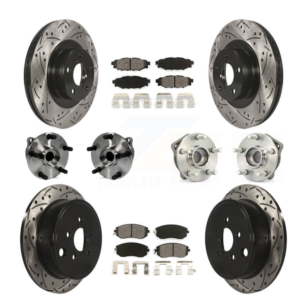 Transit Auto - KBB-127076 - Front and Rear Wheel Bearing and Hub Assembly Kits image 1