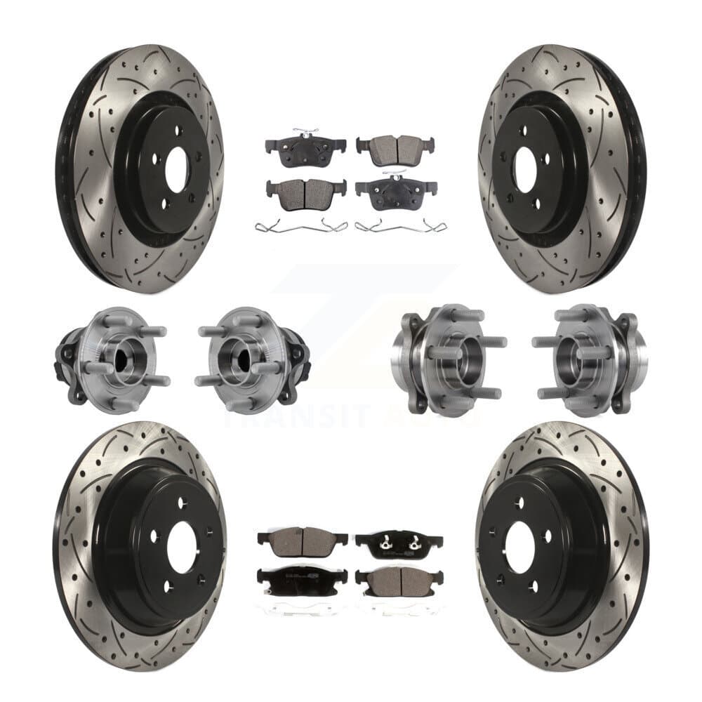 Transit Auto - KBB-127726 - Front and Rear Wheel Bearing and Hub Assembly Kits image 1