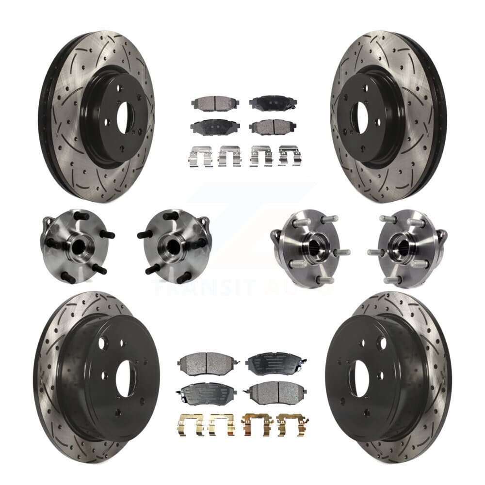 Transit Auto - KBB-127735 - Front and Rear Wheel Bearing and Hub Assembly Kits image 1
