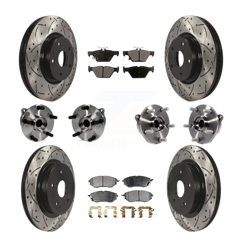 Transit Auto - KBB-127740 - Front and Rear Wheel Bearing and Hub Assembly Kits image 1