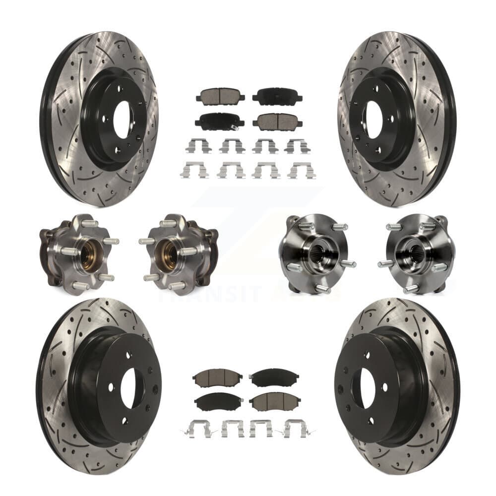 Transit Auto - KBB-127753 - Front and Rear Wheel Bearing and Hub Assembly Kits image 1
