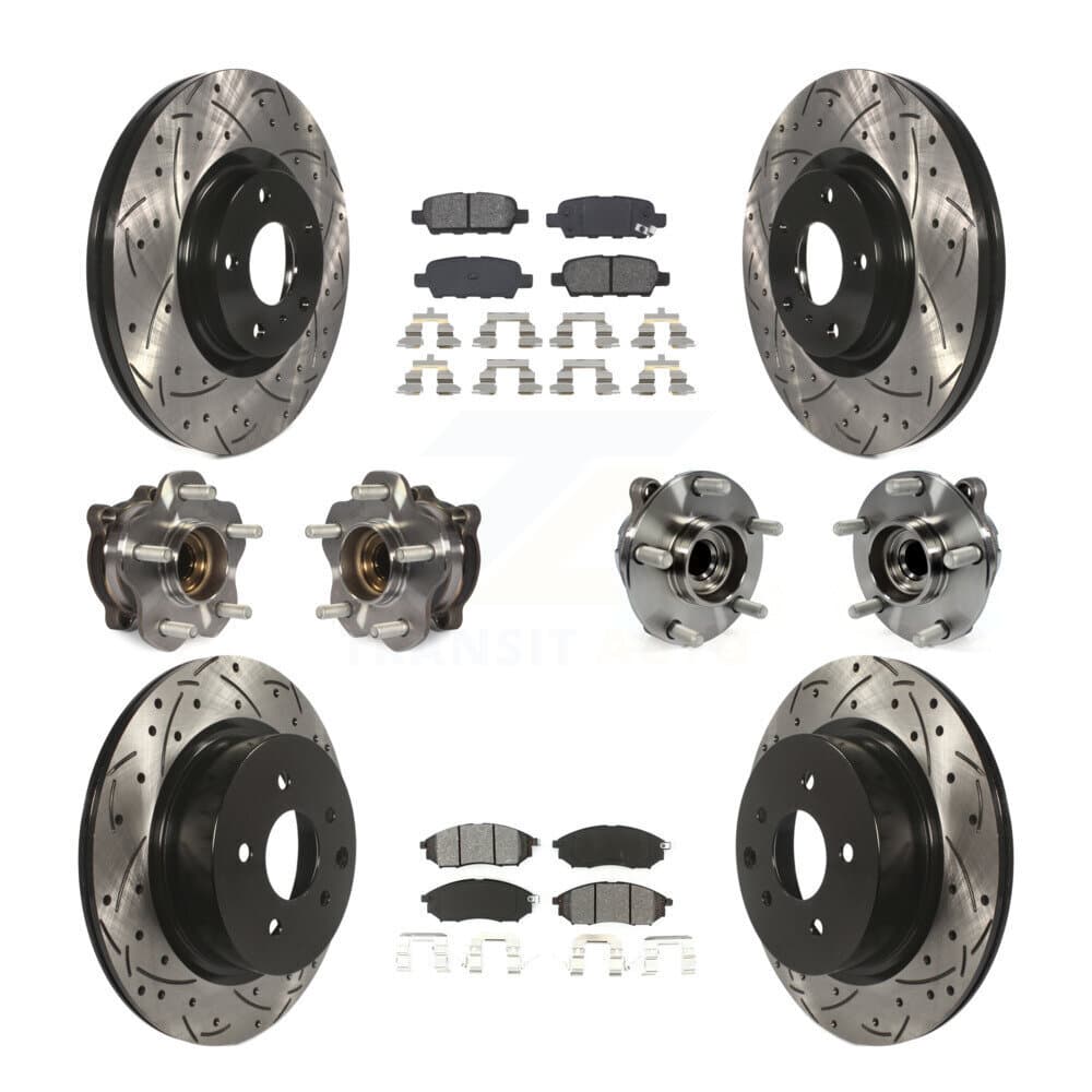 Transit Auto - KBB-127763 - Front and Rear Wheel Bearing and Hub Assembly Kits image 1