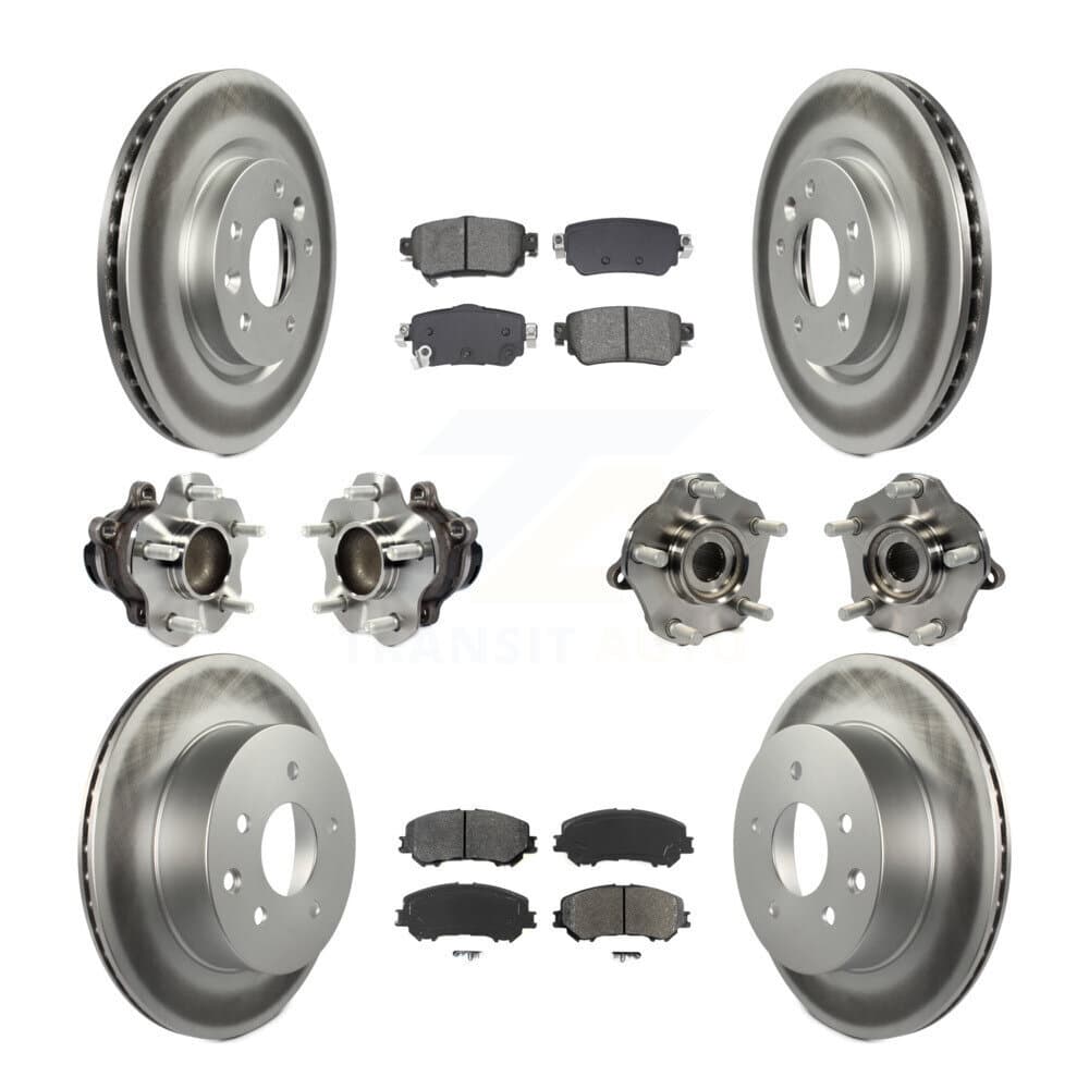 Transit Auto - KBB-128694 - Front and Rear Wheel Bearing and Hub Assembly Kits image 1