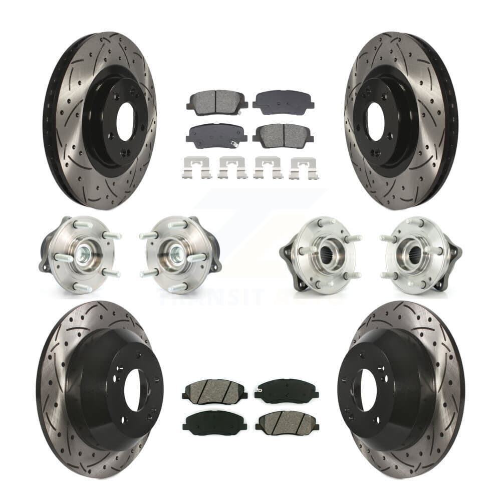 Transit Auto - KBB-128893 - Front and Rear Wheel Bearing and Hub Assembly Kits image 1