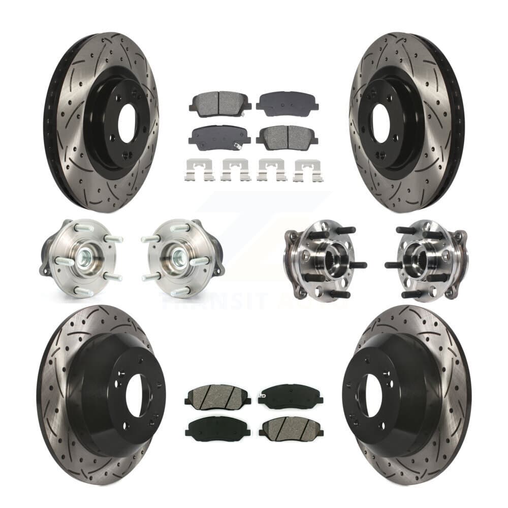 Transit Auto - KBB-128895 - Front and Rear Wheel Bearing and Hub Assembly Kits image 1