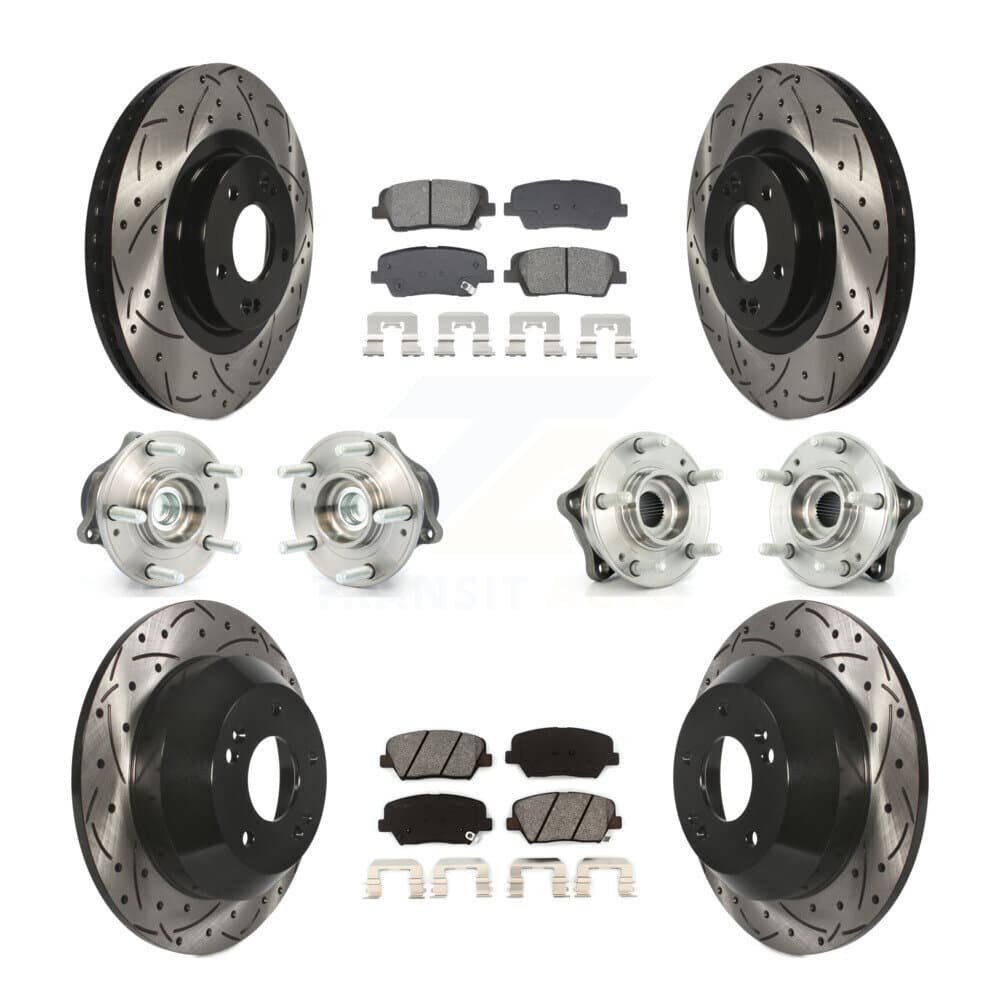 Transit Auto - KBB-128898 - Front and Rear Wheel Bearing and Hub Assembly Kits image 1