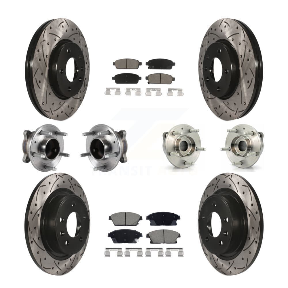 Transit Auto - KBB-129633 - Front and Rear Wheel Bearing and Hub Assembly Kits image 1