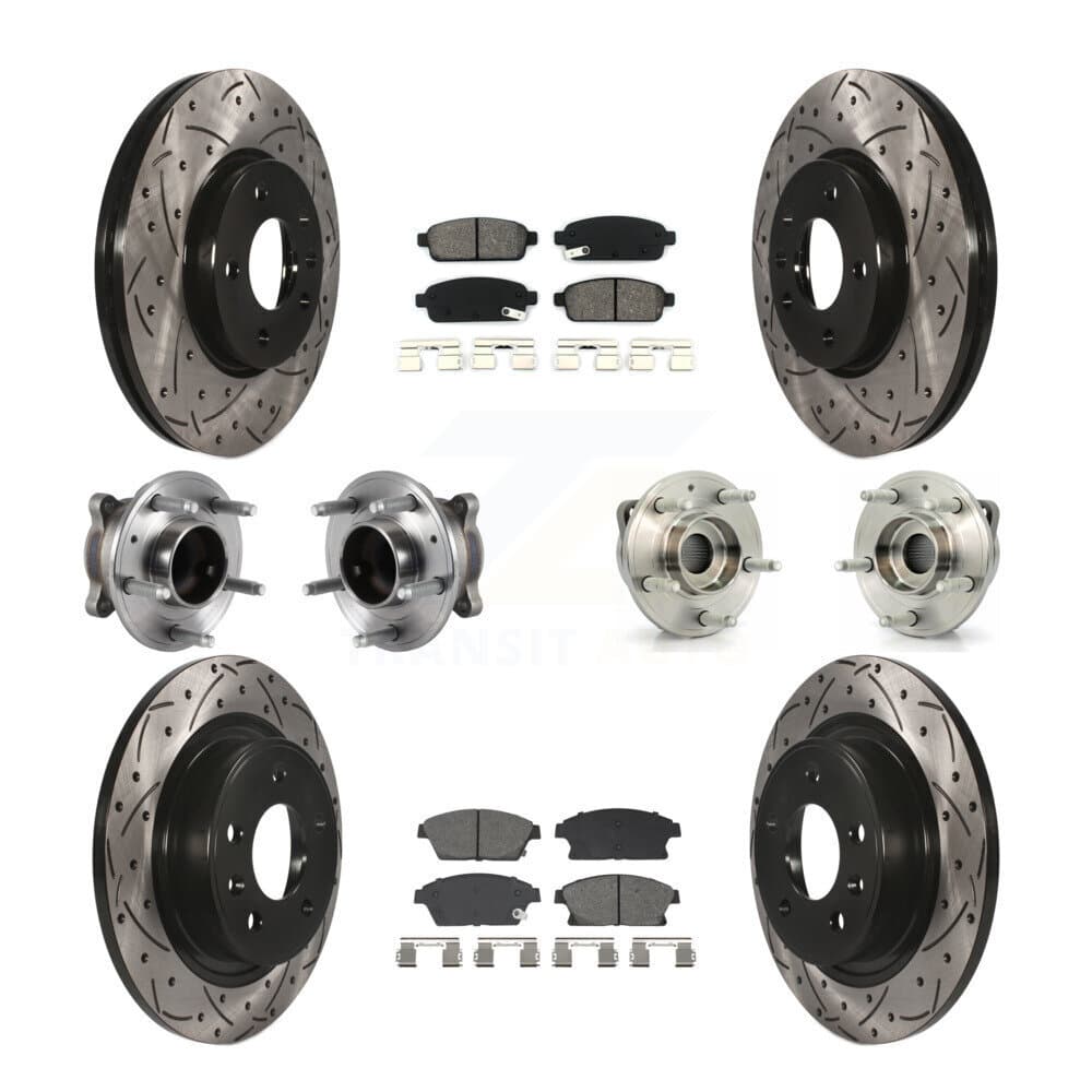 Transit Auto - KBB-129666 - Front and Rear Wheel Bearing and Hub Assembly Kits image 1