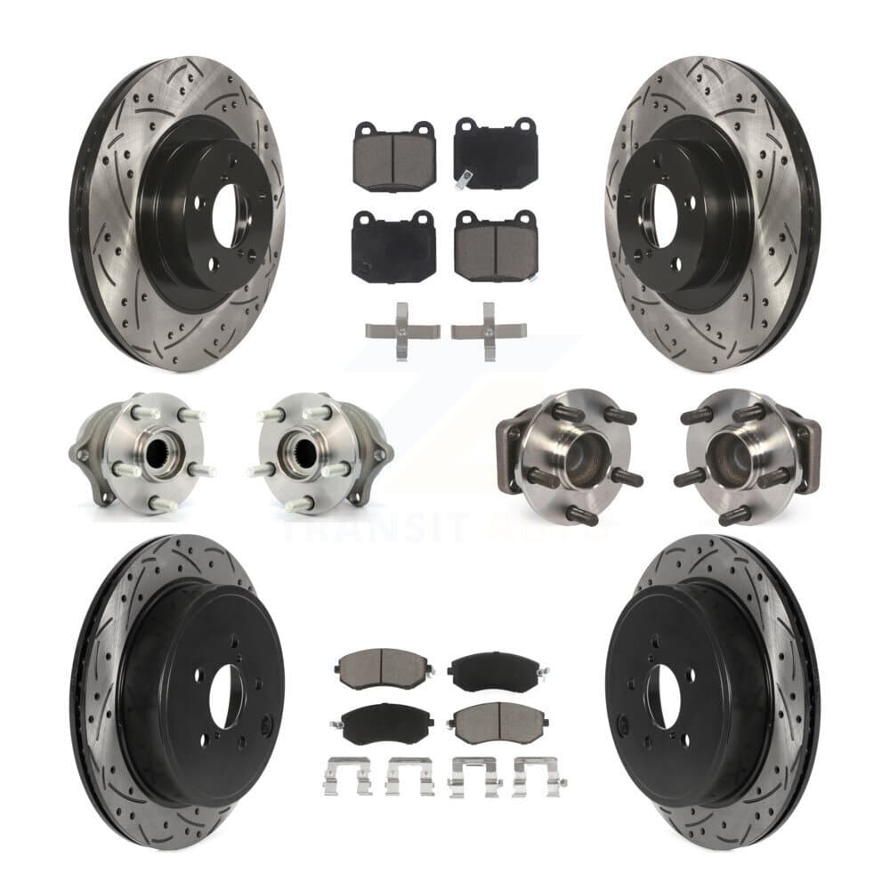 Transit Auto - KBB-130578 - Front and Rear Wheel Bearing and Hub Assembly Kits image 1