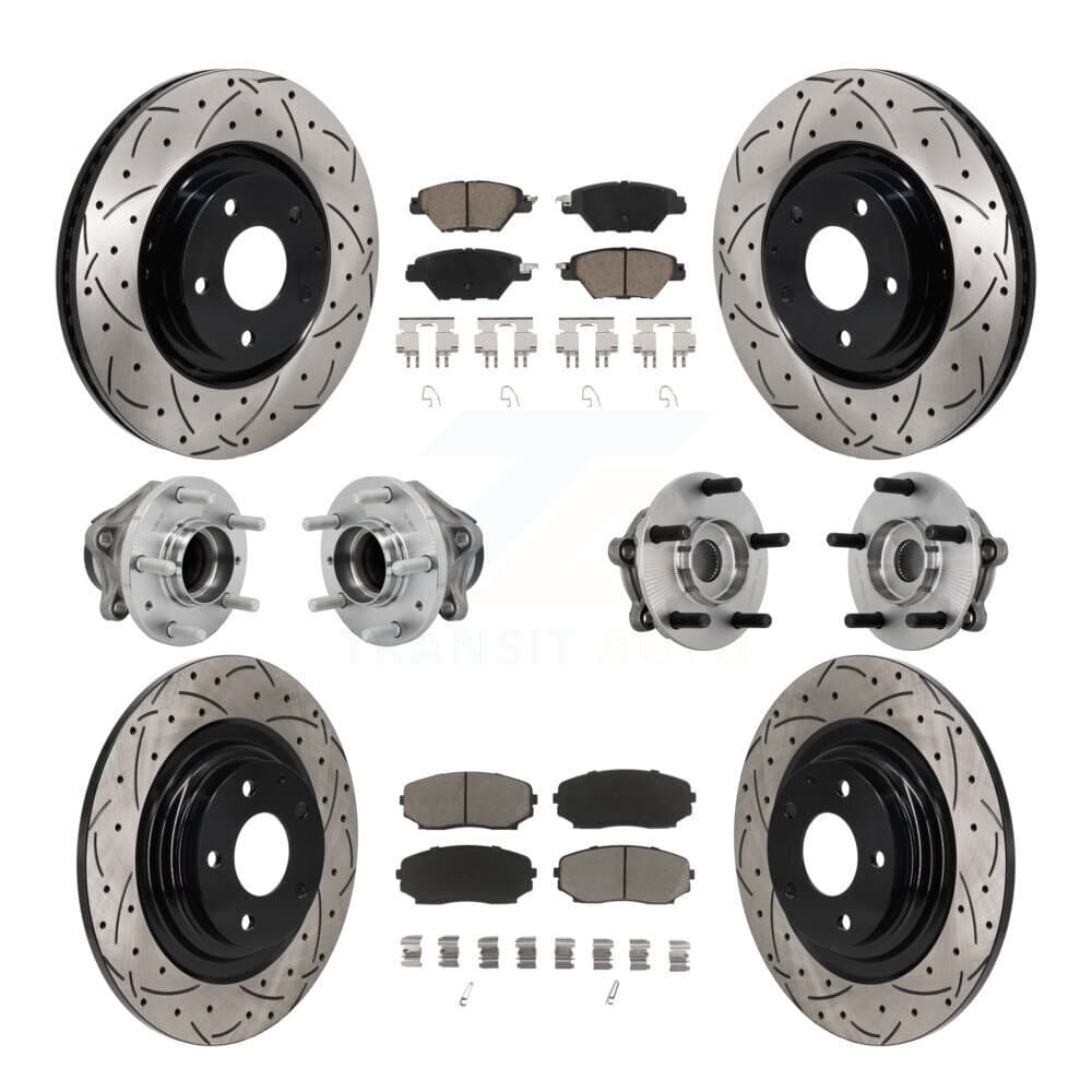 Transit Auto - KBB-131277 - Front and Rear Wheel Bearing and Hub Assembly Kits image 1