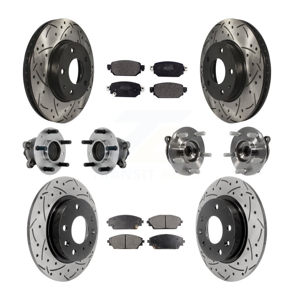 Transit Auto - KBB-131351 - Front and Rear Wheel Bearing and Hub Assembly Kits image 1