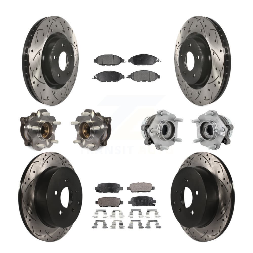 Transit Auto - KBB-131384 - Front and Rear Wheel Bearing and Hub Assembly Kits image 1