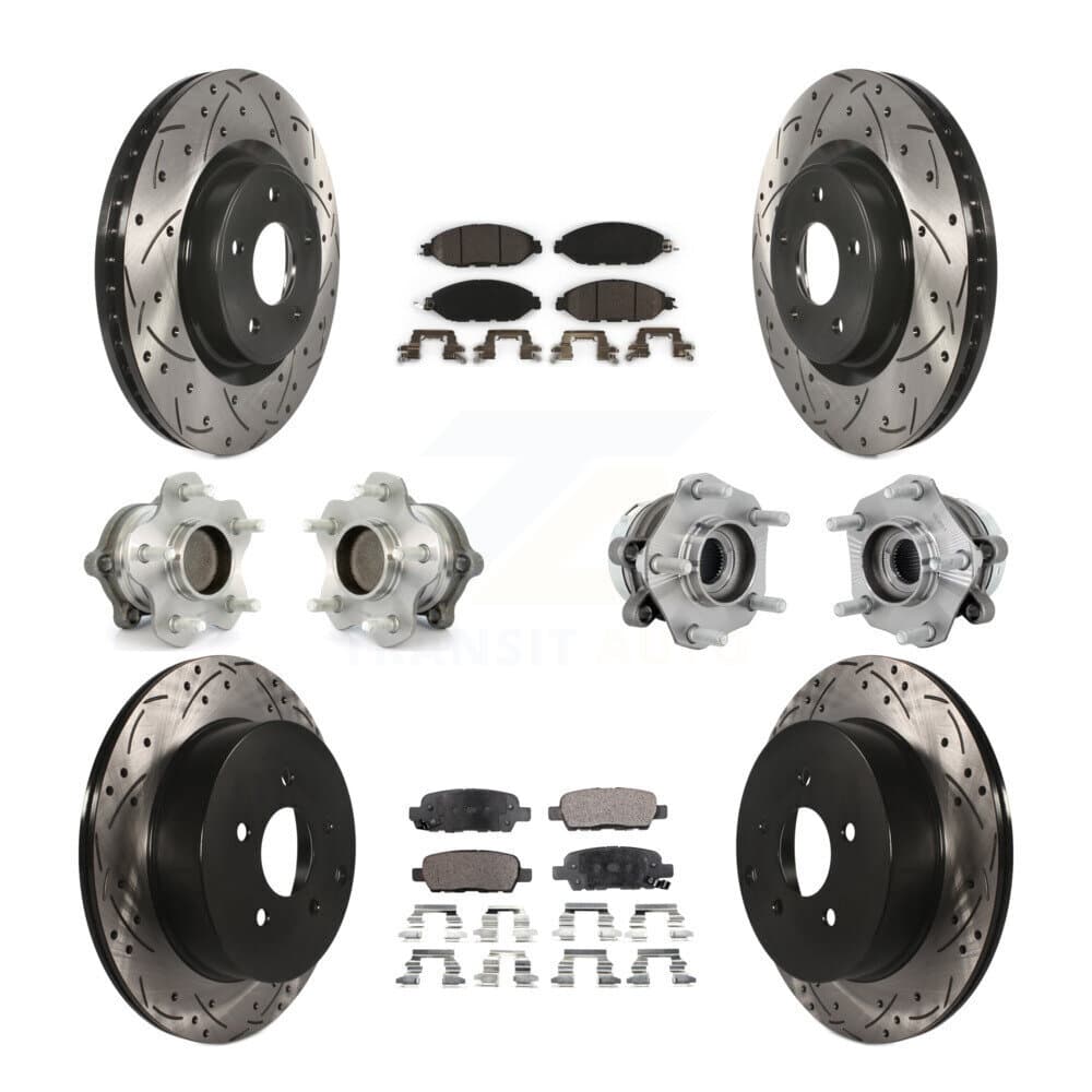 Transit Auto - KBB-131527 - Front and Rear Wheel Bearing and Hub Assembly Kits image 1