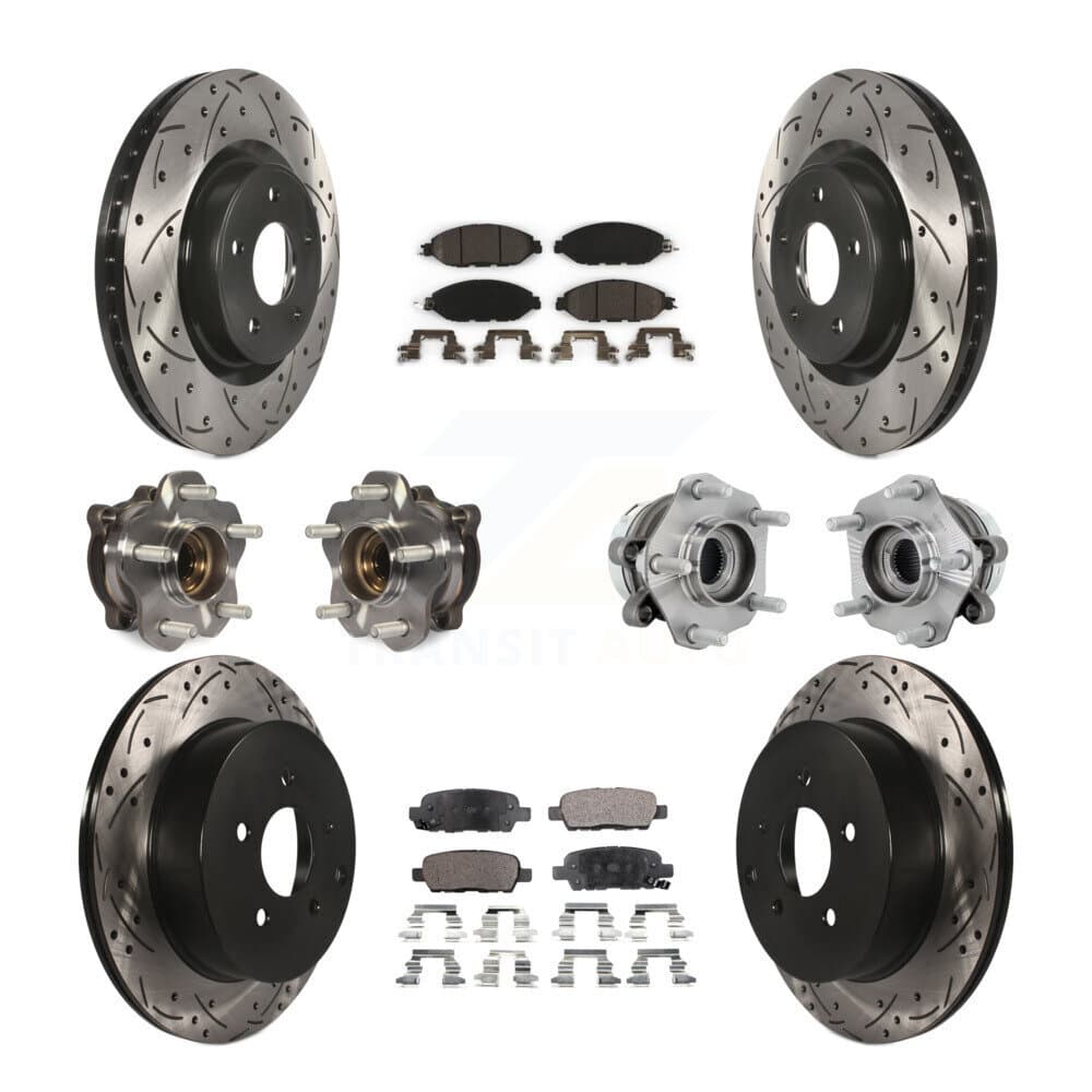 Transit Auto - KBB-131528 - Front and Rear Wheel Bearing and Hub Assembly Kits image 1