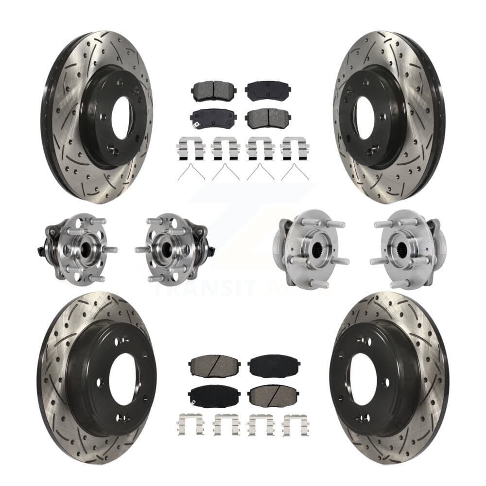 Transit Auto - KBB-132818 - Front and Rear Wheel Bearing and Hub Assembly Kits image 1