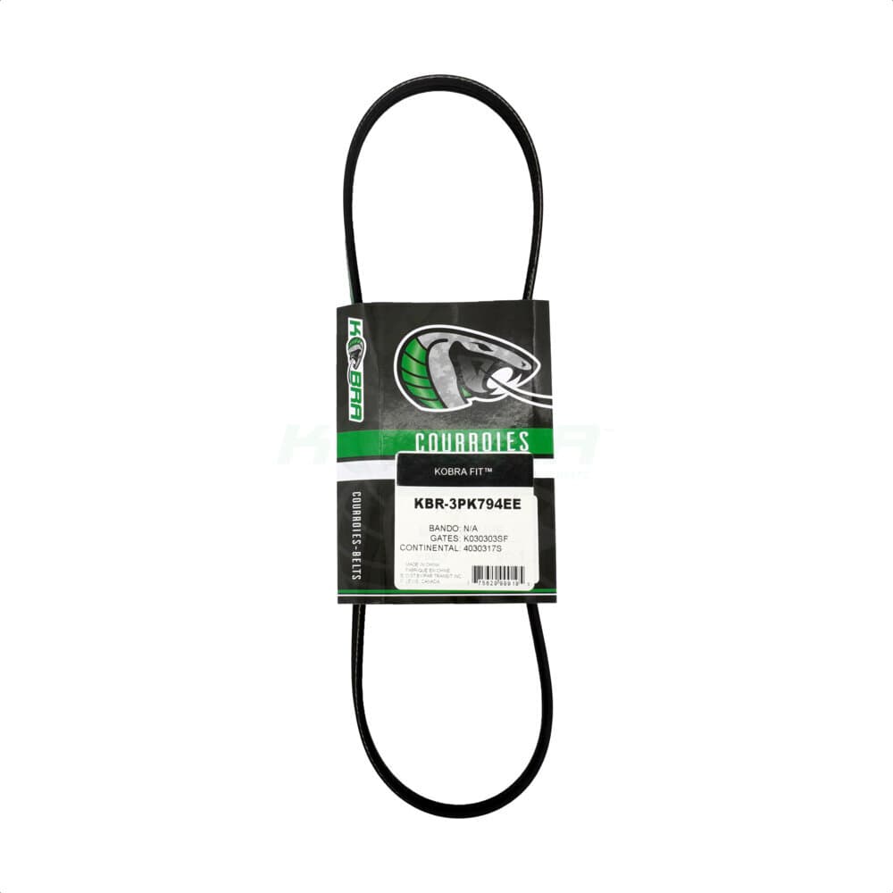 Kobra - KBR-3PK794EE - Water Pump Serpentine Belt image 1