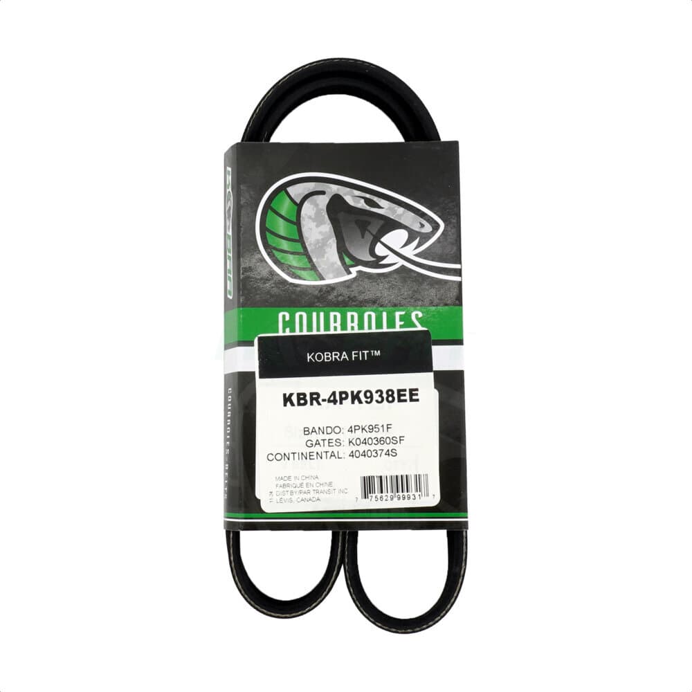 Kobra - KBR-4PK938EE - Power Steering Serpentine Belt image 1
