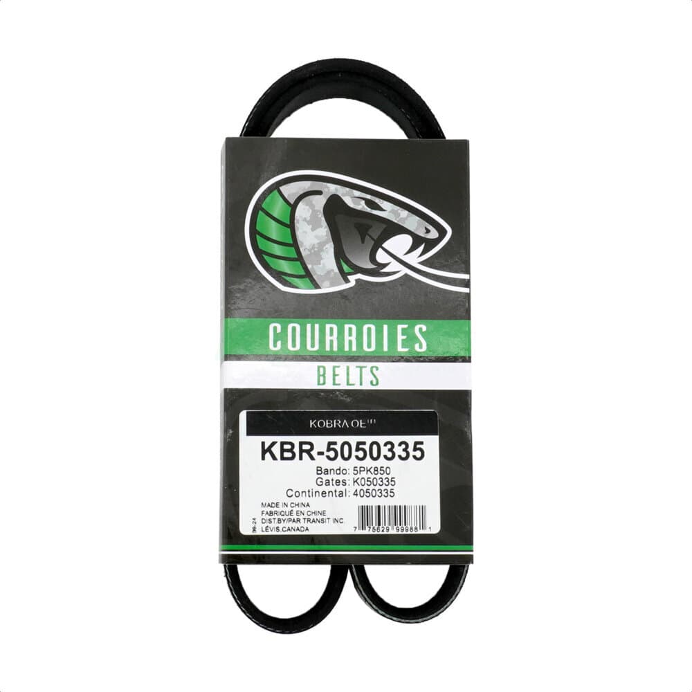 Kobra - KBR-5050335 - Air Conditioning and Tensioner Serpentine Belt image 1
