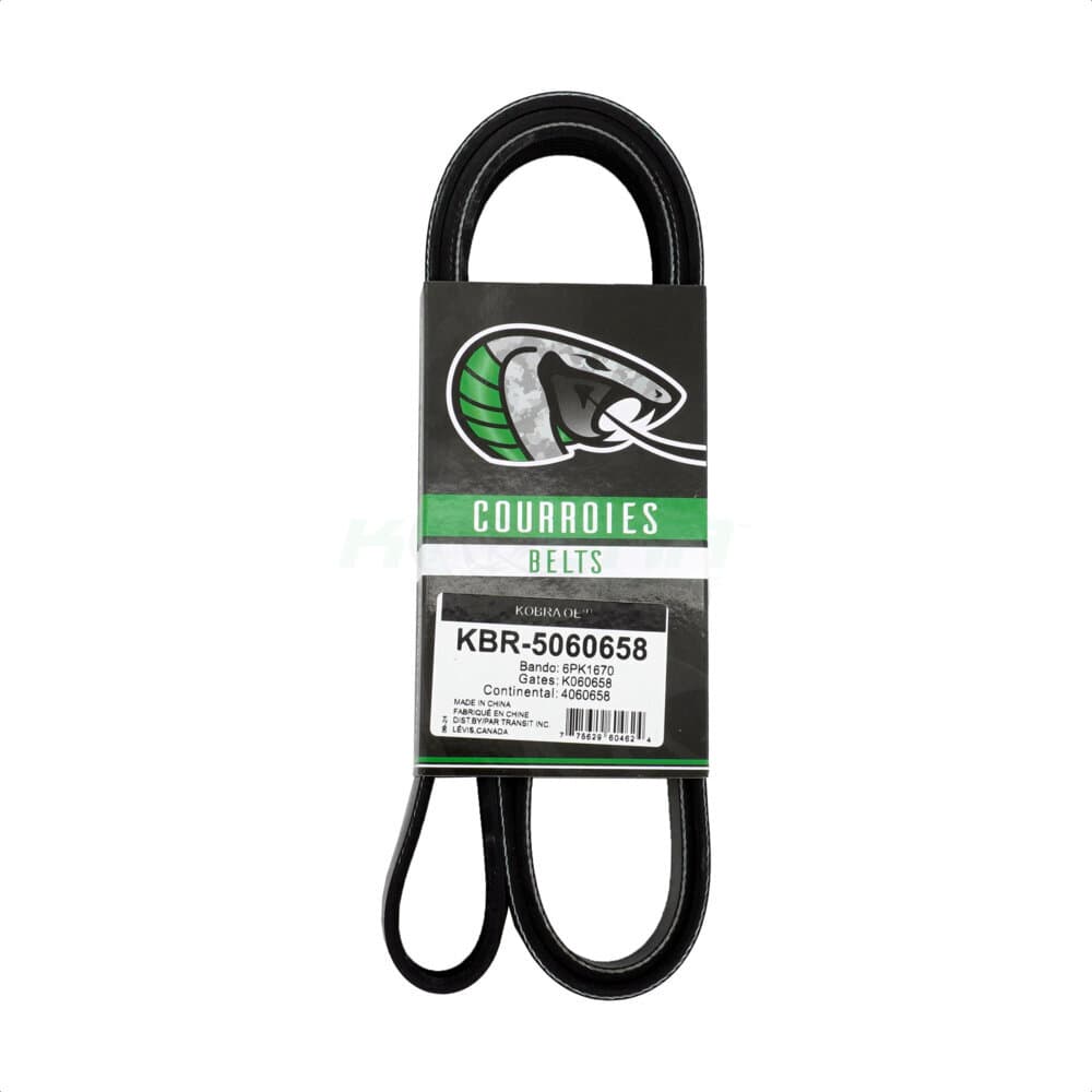 Kobra - KBR-5060658 - Air Conditioning Serpentine Belt image 1
