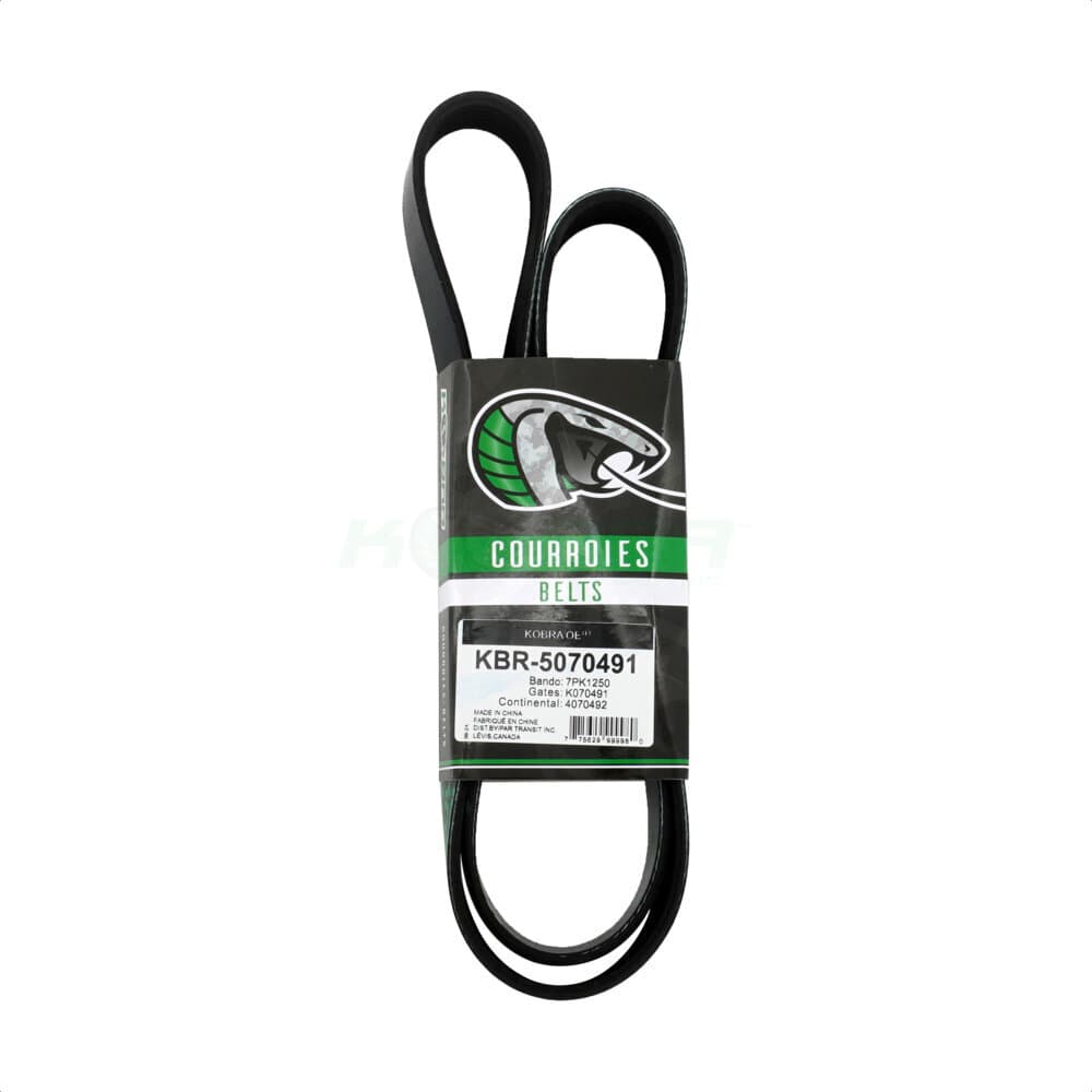 Kobra - KBR-5070491 - Air Conditioning, Alternator and Tensioner Serpentine Belt image 1