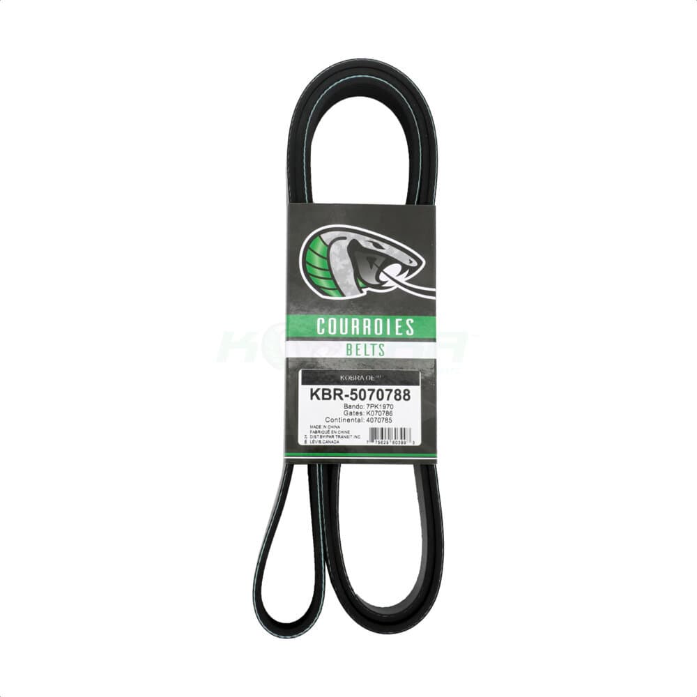 Kobra - KBR-5070788 - Fan, Alternator and Air Conditioning Serpentine Belt image 1