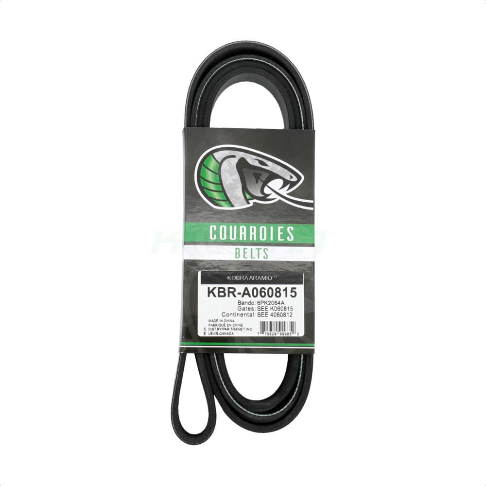 Kobra - KBR-A060815 - Main Drive Serpentine Belt image 1