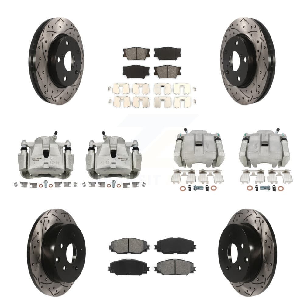 Transit Auto - KCD-100220S - Front and Rear Disc Brake Kits image 1