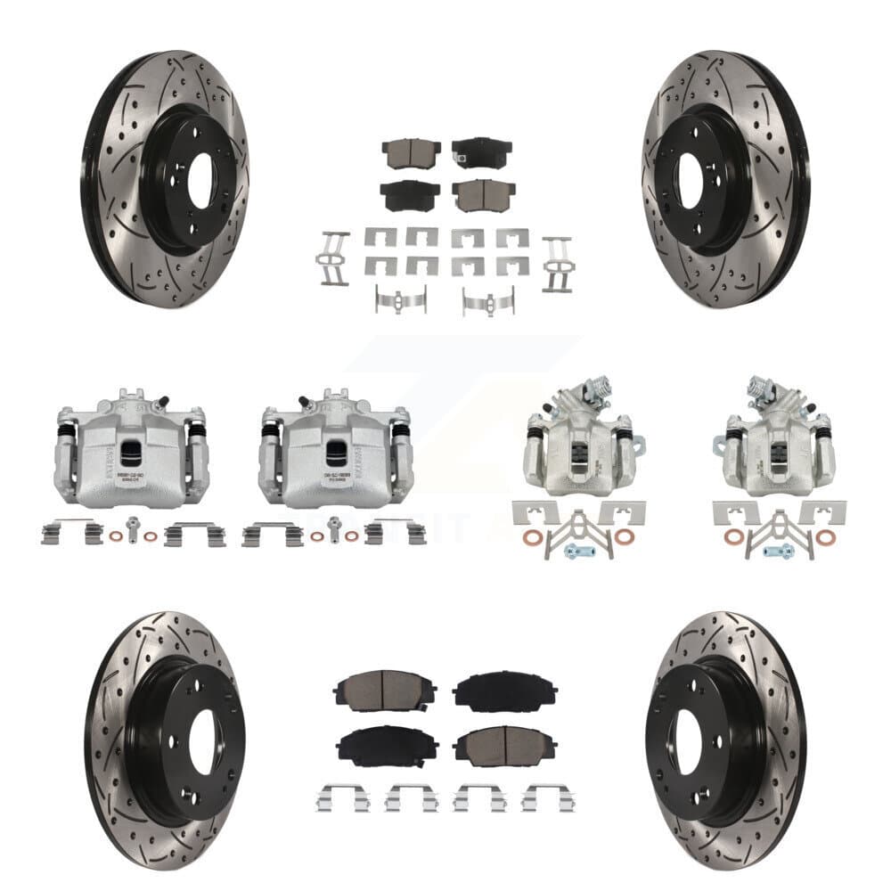 Transit Auto - KCD-100222C - Front and Rear Disc Brake Kits image 1
