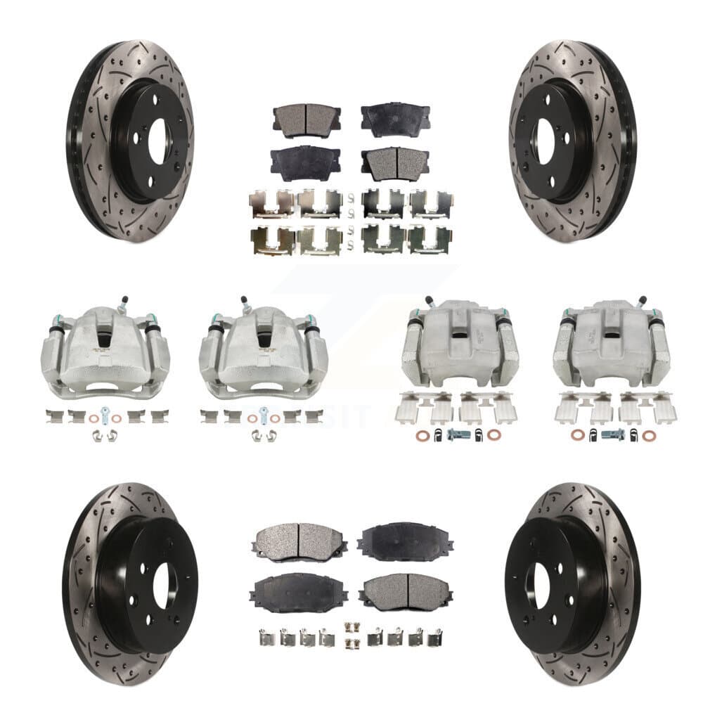 Transit Auto - KCD-100228P - Front and Rear Disc Brake Kits image 1