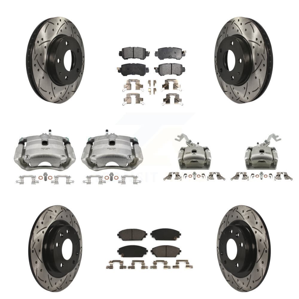 Transit Auto - KCD-100254T - Front and Rear Disc Brake Kits image 1