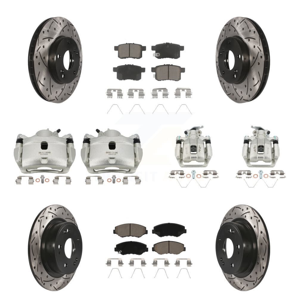 Transit Auto - KCD-100256C - Front and Rear Disc Brake Kits image 1